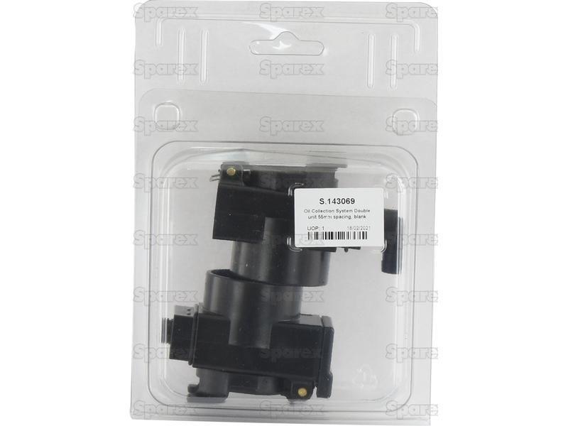 Oil Collection System Double unit 55mm spacing, blank straight (Agripak) Faster S.p.A (TARV255)