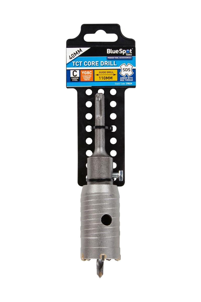 Blue Spot Tools TCT Core Drills 40mm
