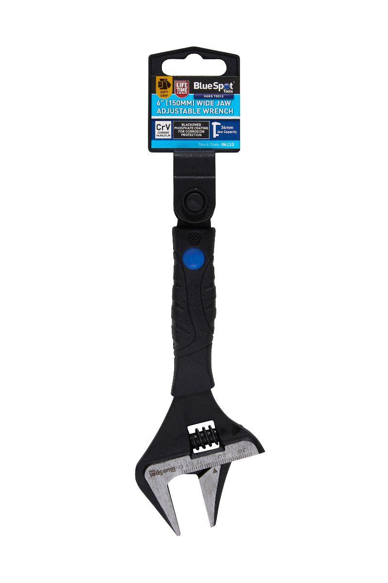 Blue Spot Tools 6" Wide Jaw Adjustable Wrench