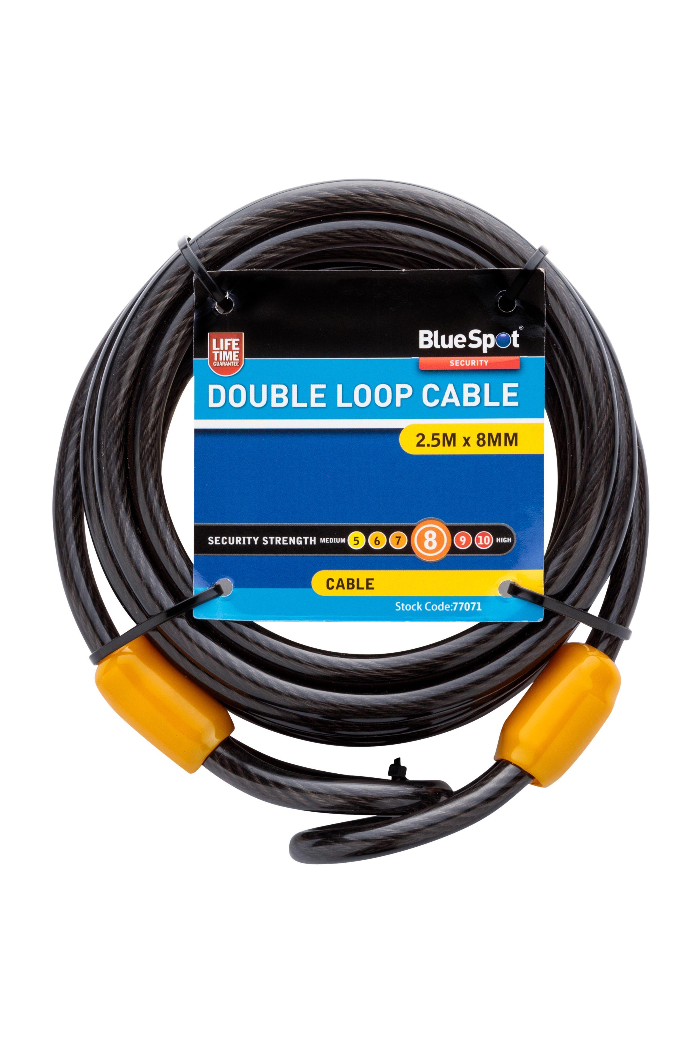 Blue Spot Tools 2.5m x 8mm Double Loop Cable