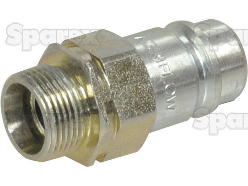 Sparex Quick Release Hydraulic Coupling Male 1/2'' Body x M22 x 1.50 Metric Male Thread Case IH, PARKER HANNIFIN