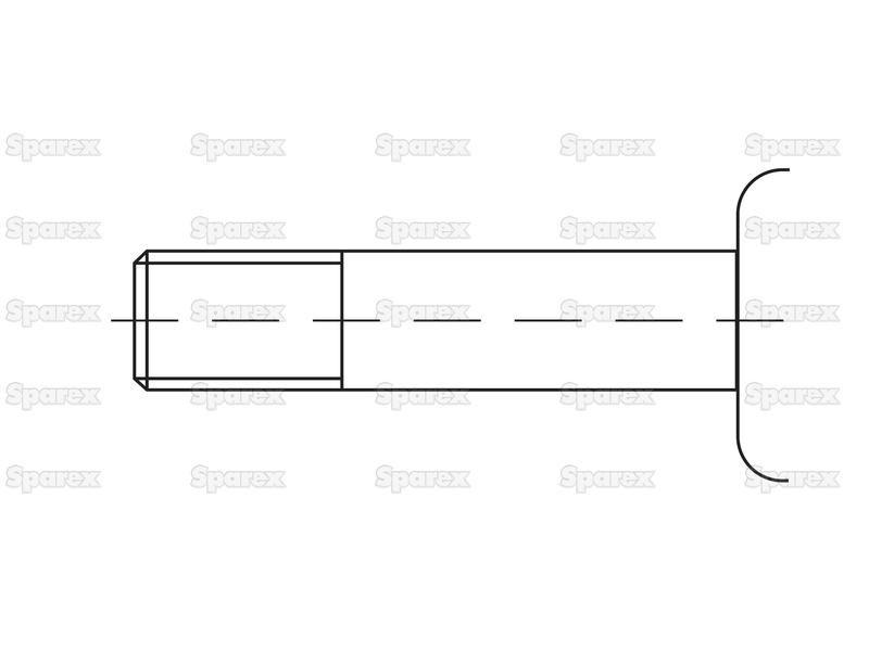 Gas Strut, Total length: 586mm