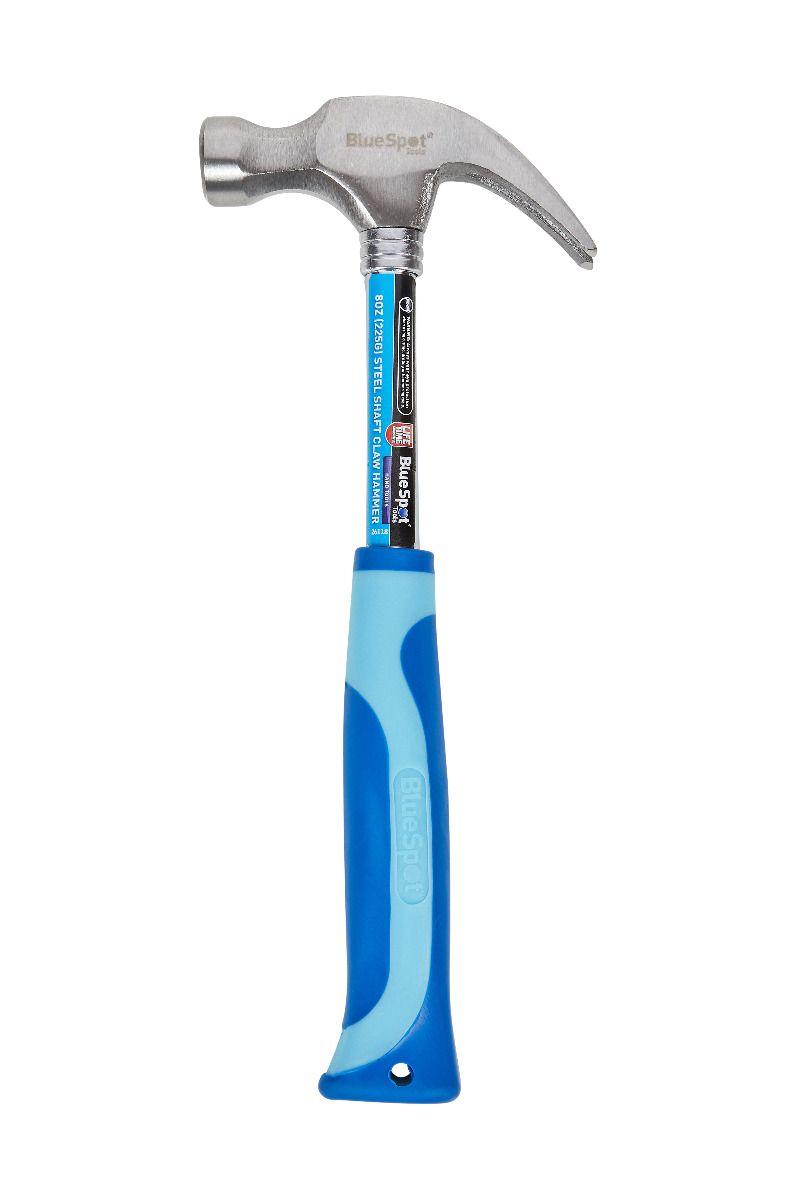 Blue Spot Tools 8oz (225g) Steel Shaft Claw Hammer