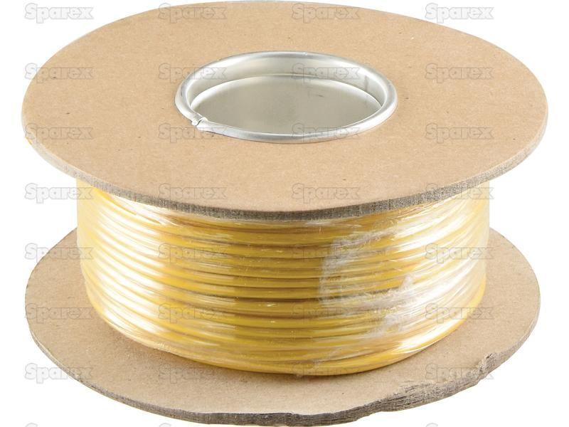 Electrical Cable - 1 Core, 1.5mm°² Cable, Yellow (Length: 50M), ()