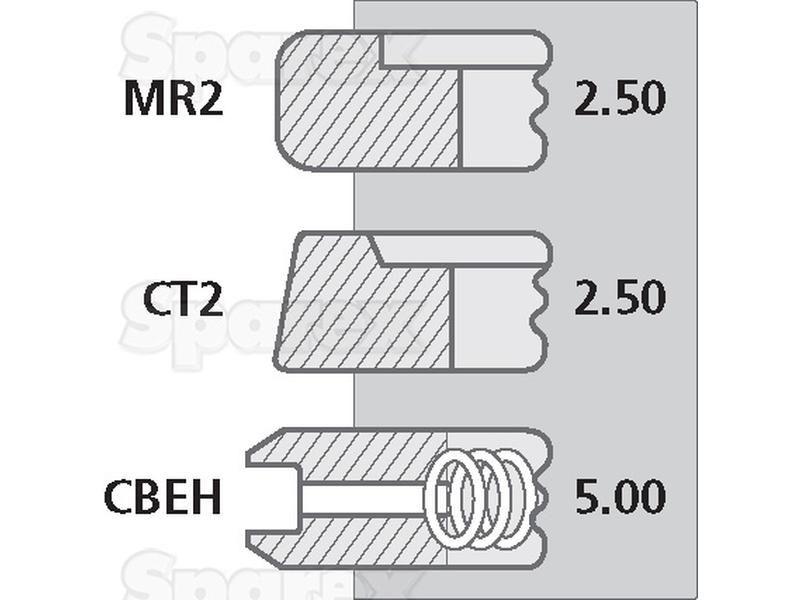 Piston Ring for Massey Ferguson 50HX (Industrial Tractors)