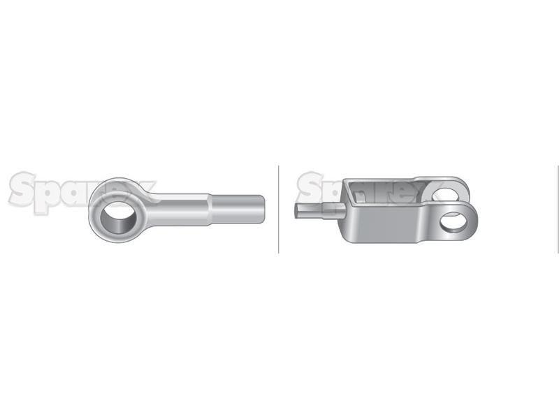 Foot Throttle Cable - Length: 1098mm, Outer cable length: 937mm. for Massey Ferguson 698 (600 Series)
