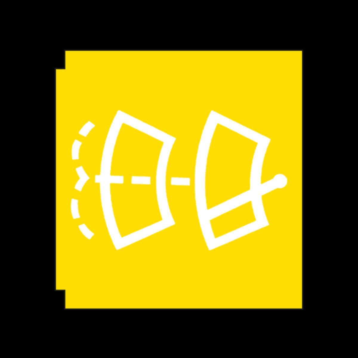 Yellow Transp. Cover For Switch for Merlo 041326