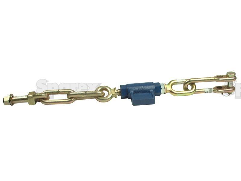 Stabiliser Chain - D Shackle Ã˜16mm - Thread Ã˜16mm - Min. Length:511mm - 3/4 UNC for Ford New Holland 7710 (10 Series)