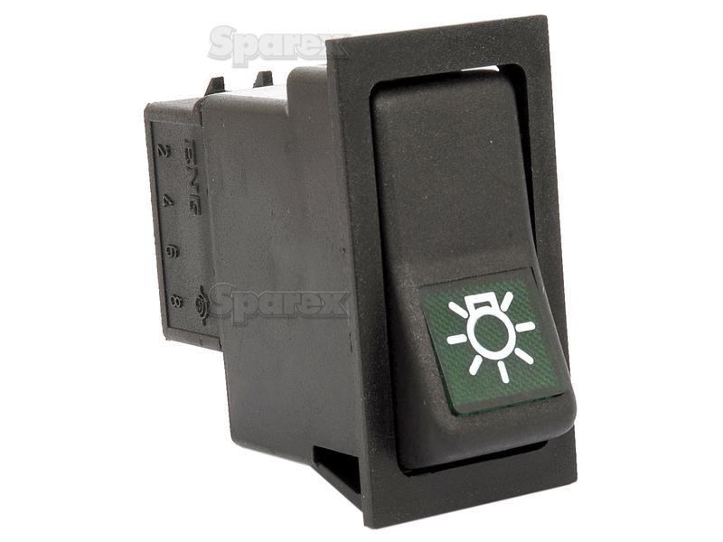 Rocker Switch - Front, 3 Position (Off/1/2) for Valmet & Valtra T190 (T Series)