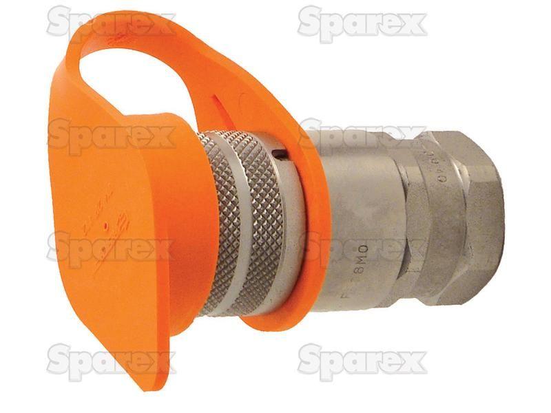 Dust Cap 3/8'' Orange Fits Female Flat Face Coupling TMF38 Faster S.p.A (TMF 38, TMF38)