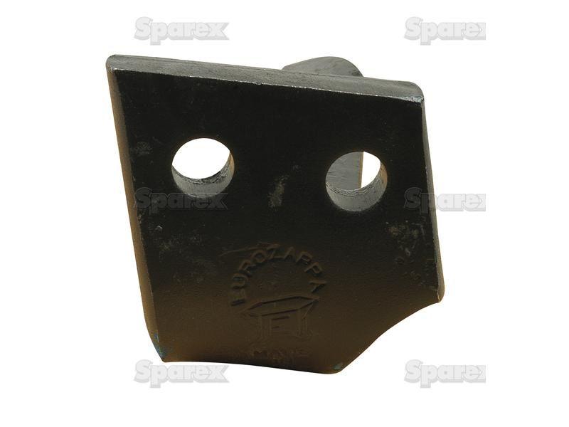 Power Harrow Blade 80x15x290mm RH. Hole centres: 40mm. Hole Ø 15mm. Replacement forRabewerk. for Rabewerk MKE