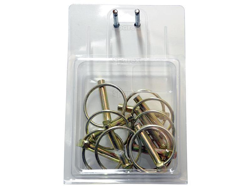 Round Linch Pin, Pin Ø8mm x 44.5mm (10 pcs. Agripak)