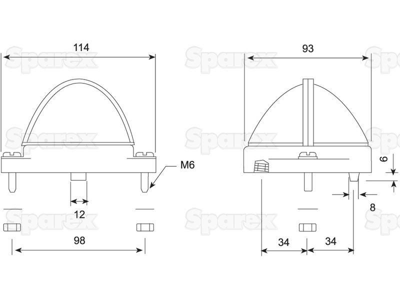 Replacement Lens, Fits: S.21867
