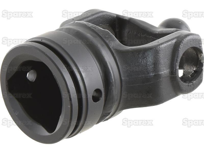 PTO Wide Angle Tube Yoke (U/J Size: 27 x 100mm) Profile: Triangle, Size: 45.6 x 4.5mm, Ref: 24516. Bondioli & Pavesi (2150G6894)