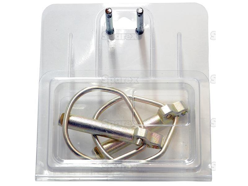 Rubig Safety Linch Pin, Pin Ø11.5mm x 55mm (2 pcs. Agripak)