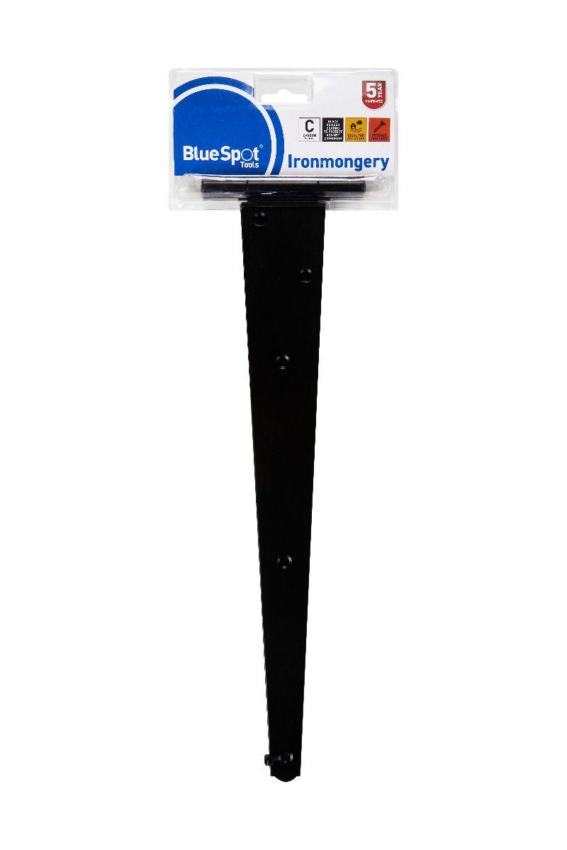 Blue Spot Tools Black Powder Coated Tee Hinge 400mm