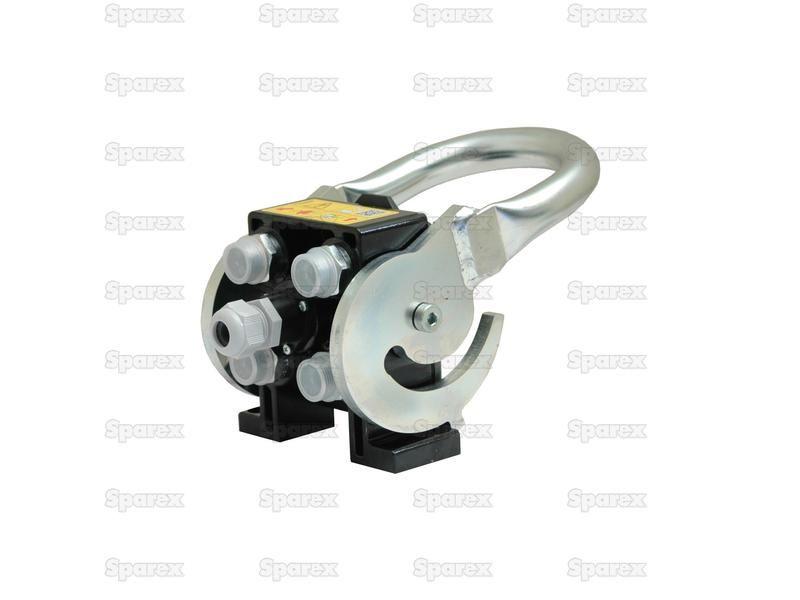 Faster Multiport Coupling - 4 Ports 3/8'' Body x M22 x 1.50 Metric Male Thread (Fixed Part) with 1 x Electric 3-pin plug