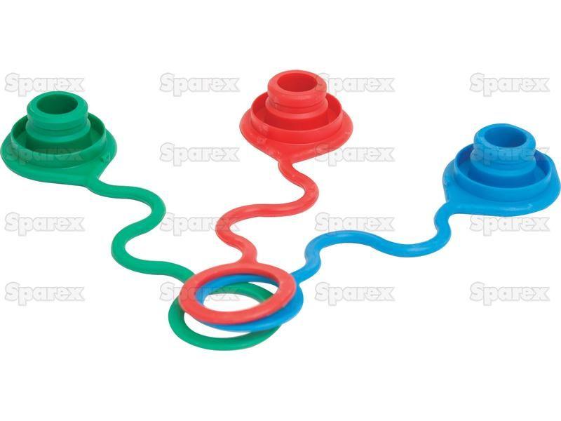Dust Plug 3/8'' Red Fits Female