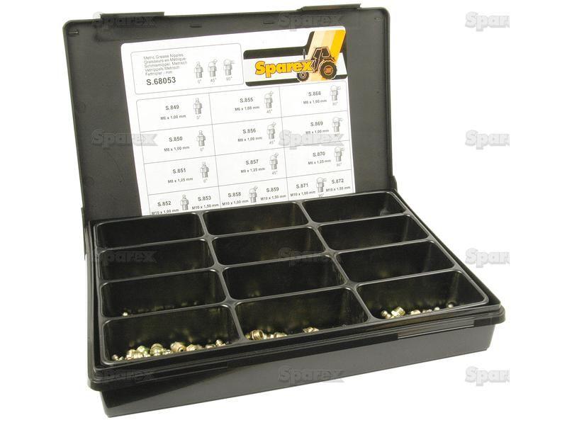 Grease Nipple - M6, M8, M10 Assorted (Compak 280 pcs.)