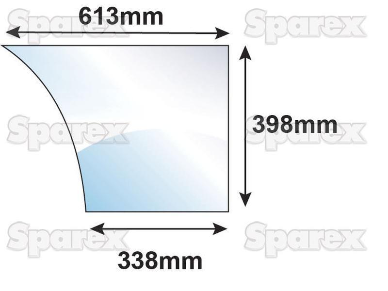 Door Glass RH & LH for Massey Ferguson 399 (300 Series)