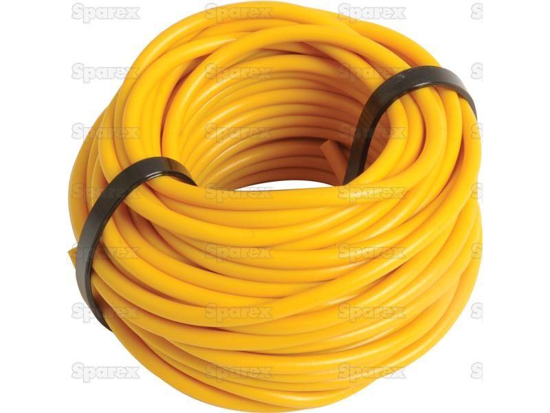Electrical Cable - 1 Core, 2.5mm°² Cable, Yellow (Length: 10M), (Agripak)