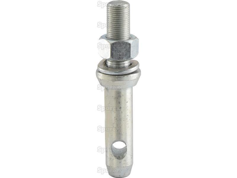 Lower link implement pin 22x140mm, Thread size 3/4''x48mm Cat. 1