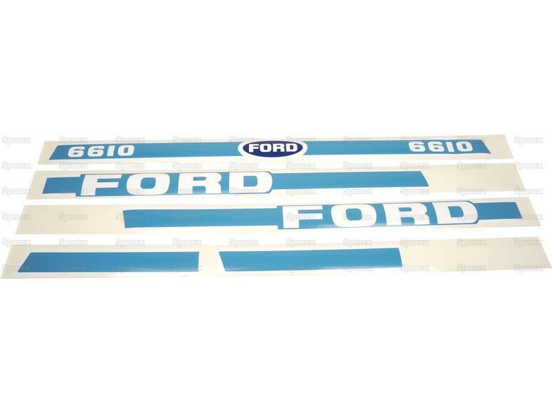 Decal Set - Ford / New Holland 6610 for Ford New Holland 7610 (10 Series)