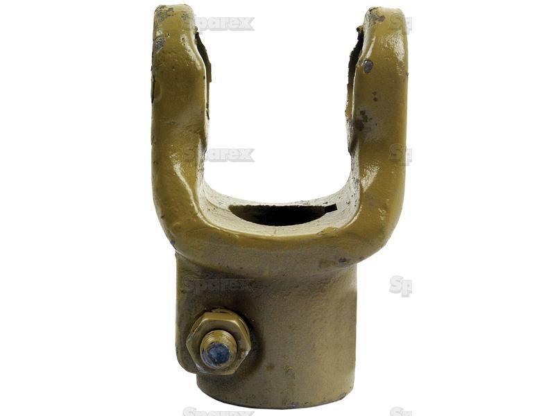 PTO Yoke - Interfering Clamp Bolt (U/J Size: 32 x 76mm) Bore Ã˜35mm, Key Size: 10mm. La Magdalena, Walterscheid