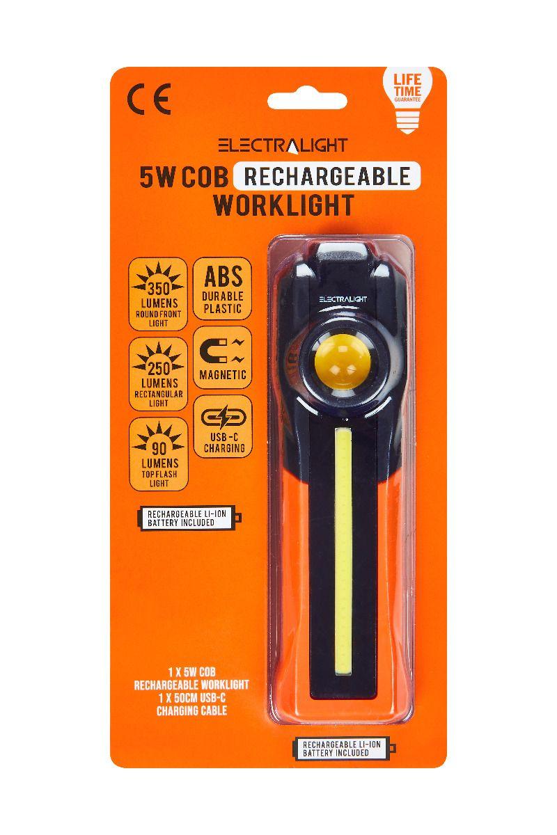 Electralight 5W COB Rechargeable Worklight