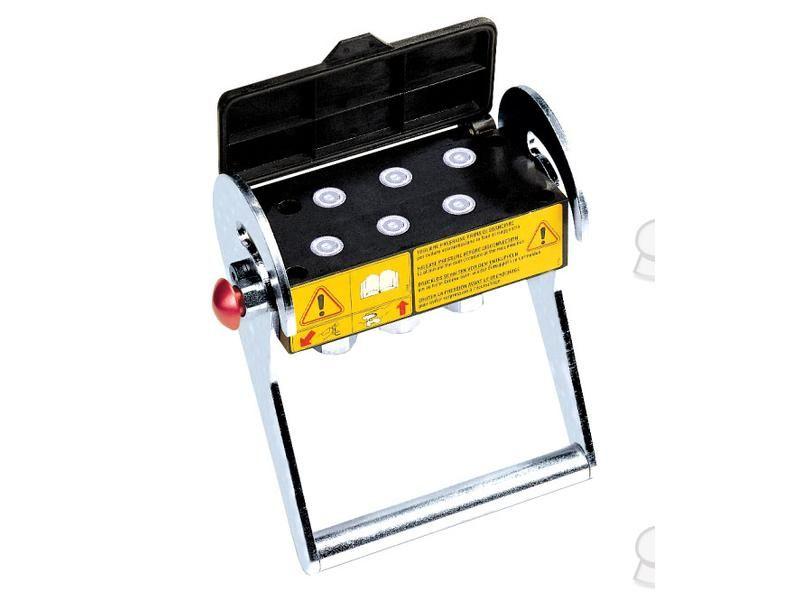 Faster Multiport Coupling - 6 Ports 3/8'' Body x 1/2'' BSP Female Thread (Fixed Part) Faster S.p.A (2P606-6-12G F C, 2P606612GFC, 2P606-6-12GFC)