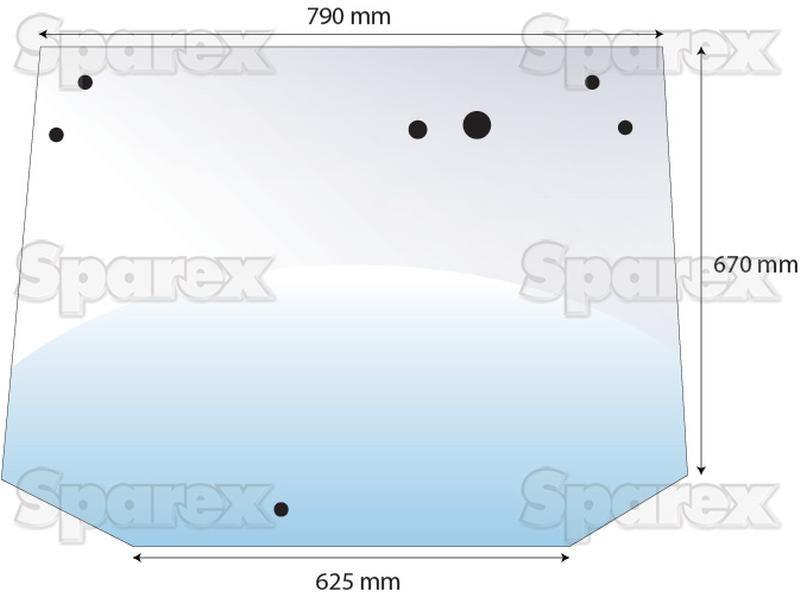 Rear Window Fendt (205 812 051 010, 205812051010)
