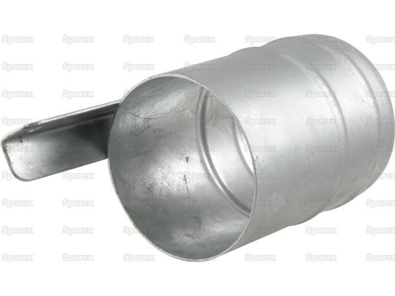 Coupling with Hose End and Handle - Male 6'' (150mm) x6'' (150mm) (Galvanised)