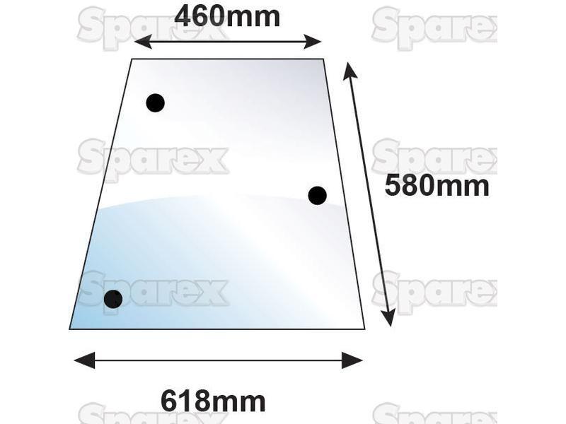 Side Glass LH/RH | Massey Ferguson (3900618M1)