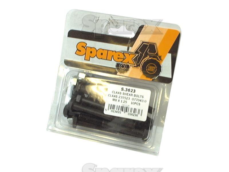 Shear Bolt, M8 x 70mm (10 pcs. Agripak)