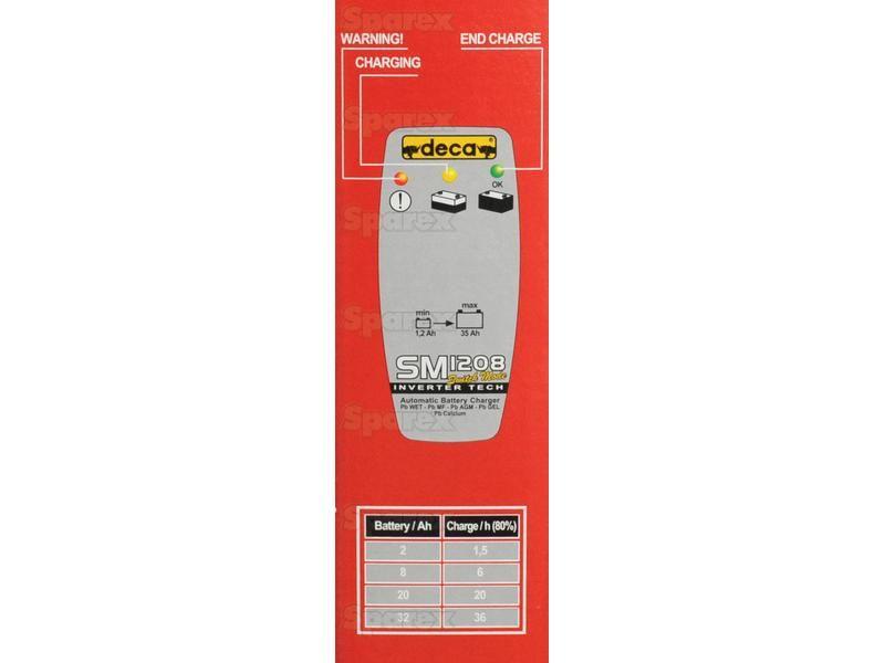 Battery Charger - 12V, 1.2 - 35Ah (UK Plug)