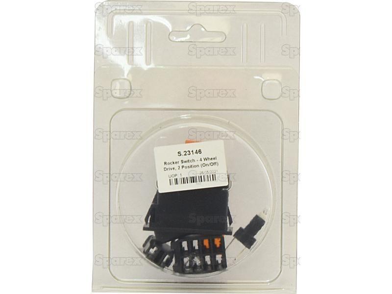 Rocker Switch - 4 Wheel Drive, 2 Position (On/Off) for Ford New Holland TS115 (TS Series)