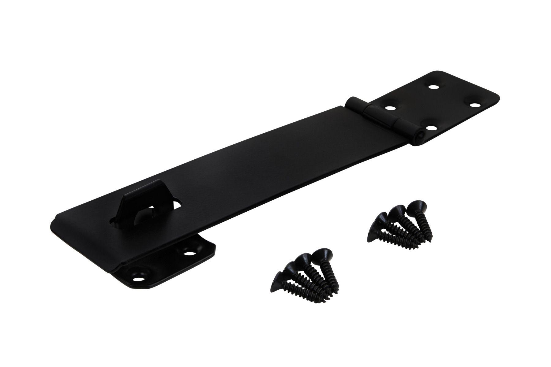 Blue Spot Tools Black Powder Coated Hasp And Staple 152mm