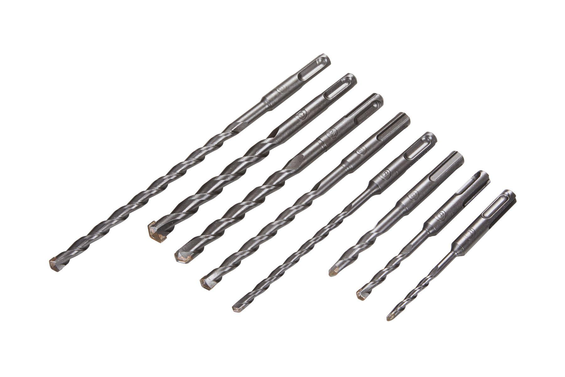 Blue Spot Tools 8 PCE SDS Drill Bit Set (5-12mm)