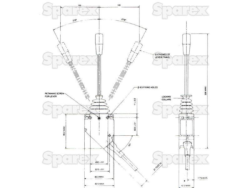 Remote Control Valve Lever