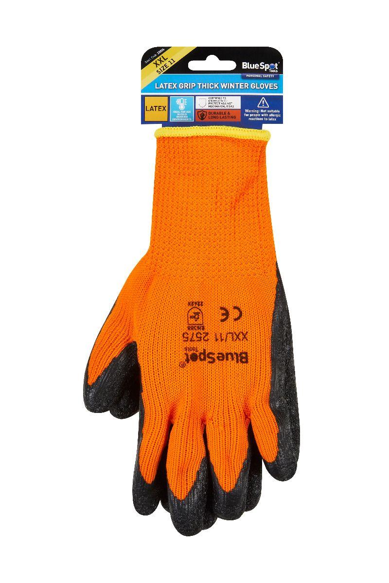 Blue Spot Tools Latex Coated Winter Glove XXL