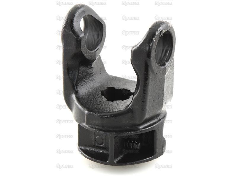 PTO Yoke - Quick Release (U/J Size: 27 x 74.5mm) Size: 1 3/8"-6 Spline Bondioli & Pavesi (5070E0355)