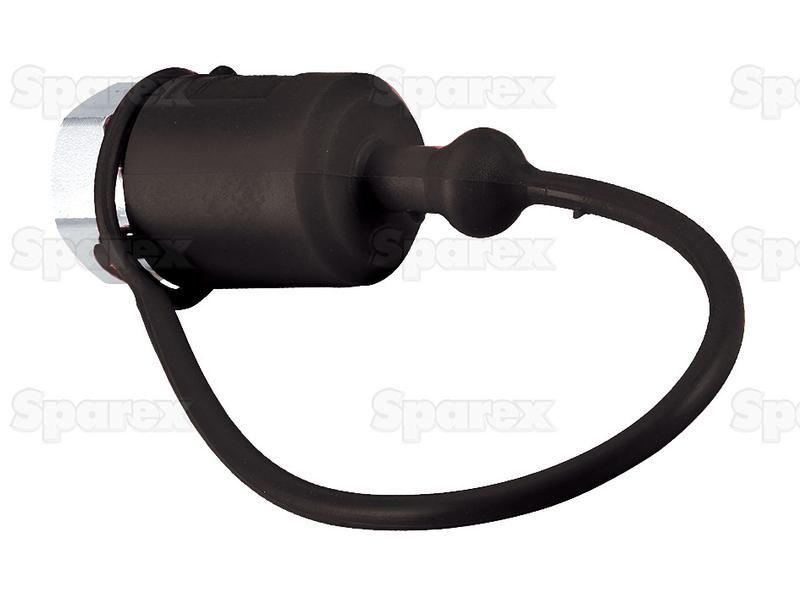 Dust Cap 1/4'' Black Fits For Male Coupling TF14N Faster S.p.A (TF 14 N, TF14N)