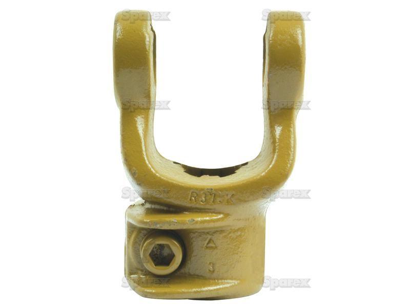 PTO Yoke - Interfering Clamp Bolt (U/J Size: 27 x 74.5mm) Size: 1 3/8"-6 Spline Bondioli & Pavesi, La Magdalena, Walterscheid