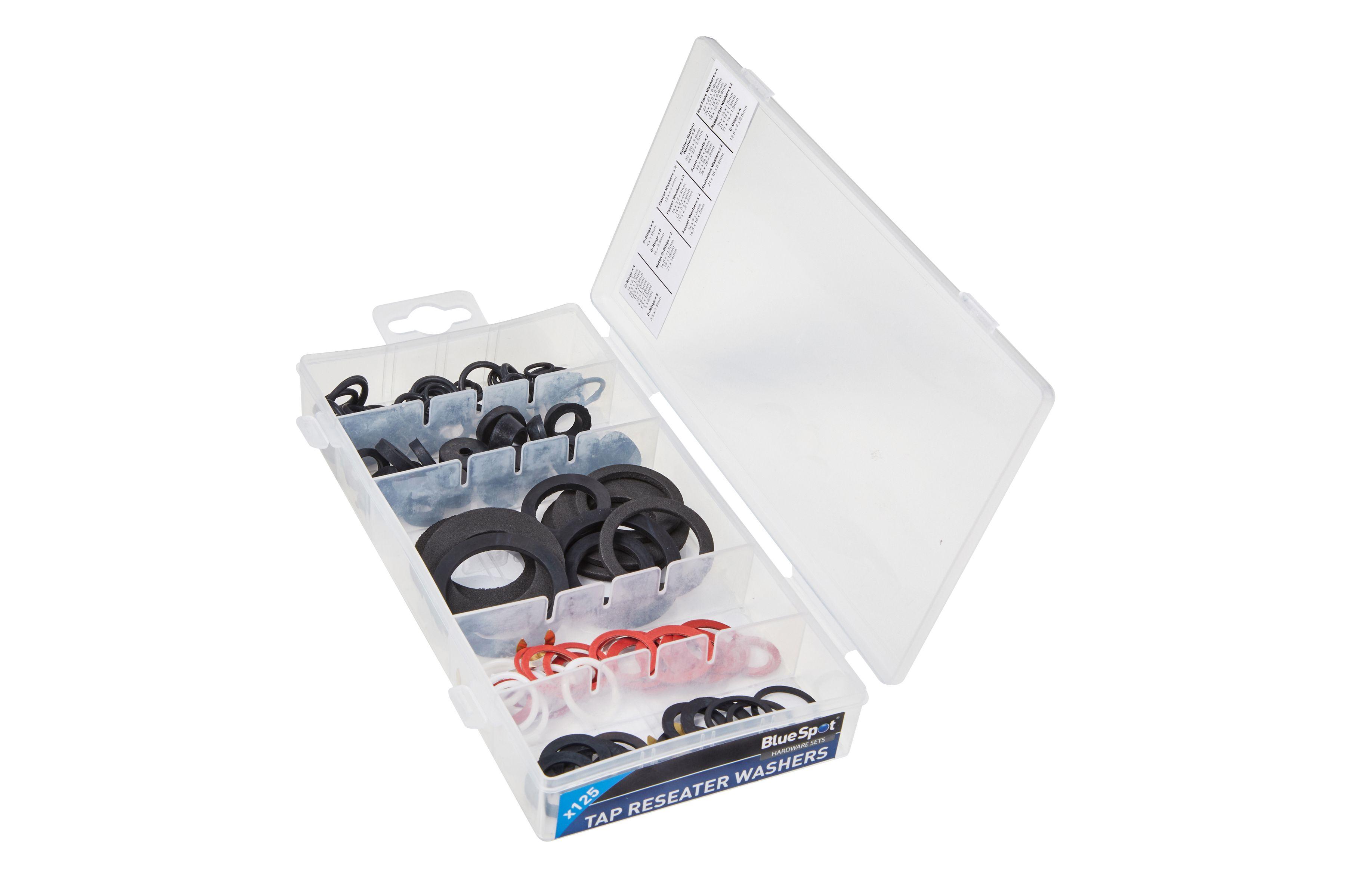 Blue Spot Tools 125 PCE Assorted Tap Reseater Washer Set
