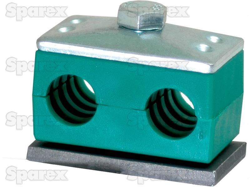 Double Tube Clamp (Series B) - 12mm Ø (Ref. RBP1 - 112) PARKER HANNIFIN (K-RBP1-112, RBP1-112)