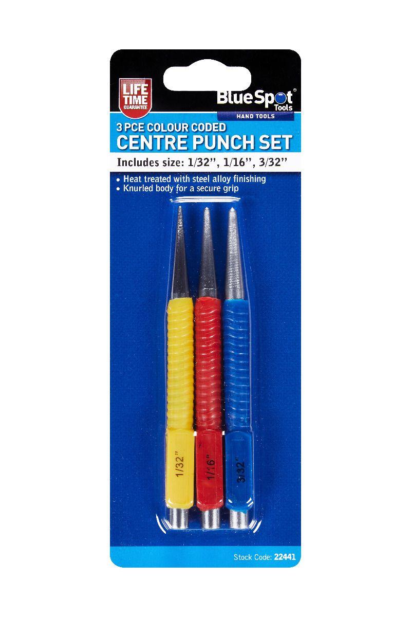 Blue Spot Tools 3 PCE Centre Punch Set