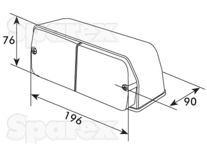 Halogen Front Combination Light (LH) for Ford New Holland 6410 (10 Series)