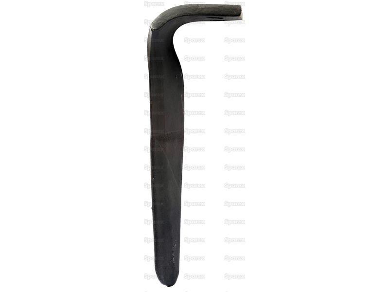 Hardfaced Power Harrow Blade 100x12x305mm LH. Hole centres: 60mm. Hole Ø 16.5mm. Replacement for Maschio. for Maschio