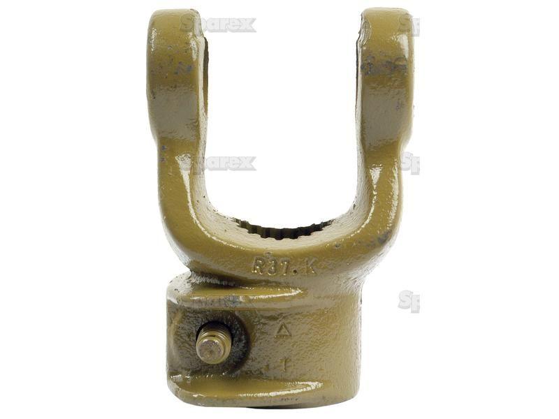 PTO Yoke - Quick Release (U/J Size: 27 x 74.5mm) Size: 1 3/8"-21 Spline Bondioli & Pavesi, La Magdalena, Massey Ferguson, Same, Walterscheid