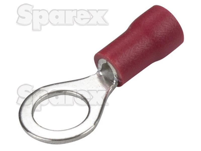 Pre Insulated Ring Terminal, Double Grip, 8.4mm, Red (0.5 - 1.5mm)